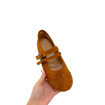 Xajzpa New Fashion Women's Flats Soft Leather Eelgant Dress Shoes Spring Brand Round Toe Shallow Slip on Ladies Casual Ballet Shoes